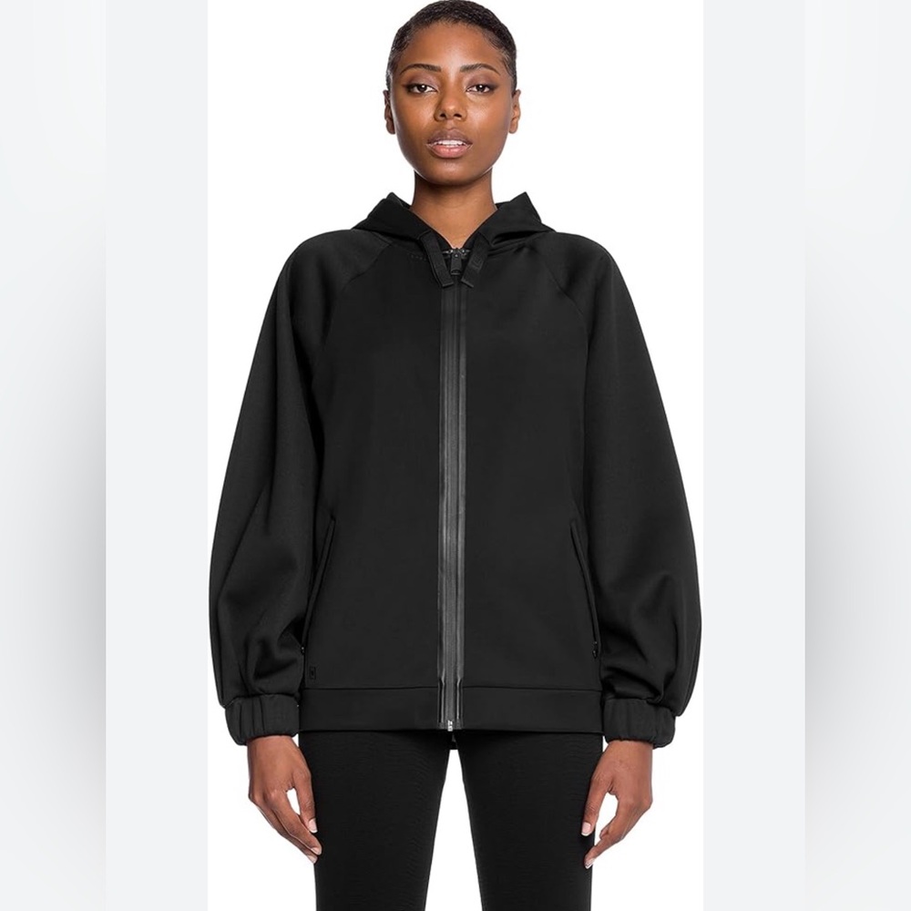 Wolford Net Overlay Hooded Zip Jacket – Size Small
